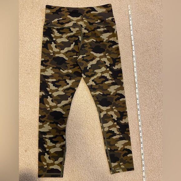 ZYIA Light Green Camo Reflective Soft N Snug Legging Mid Rise 7/8 24” Small - Picture 6 of 16